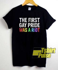 Pride Was A Riot Letter shirt