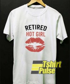 Retired Hot Girl Lips Graphic shirt