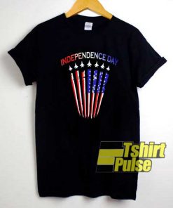 Retro Fighter Independence Day shirt