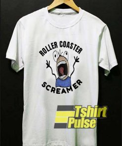 Roller Coaster Screamer shirt