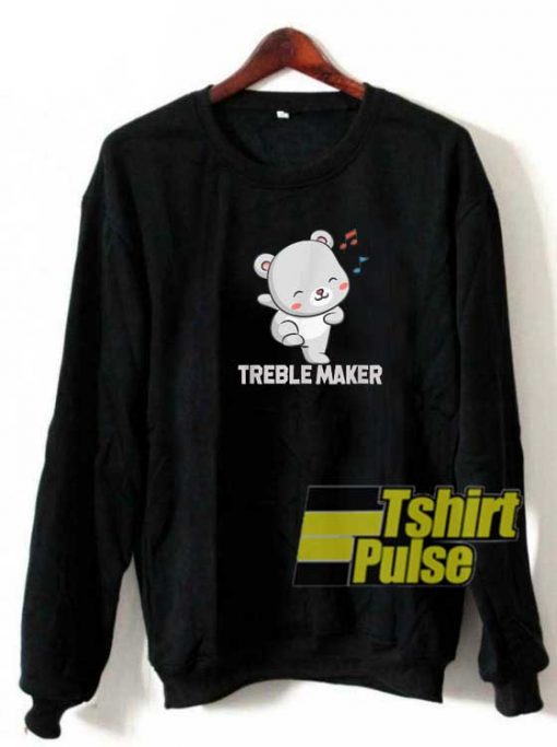 Treble Maker Music Cartoon sweatshirt