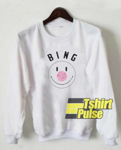 Bing Smiley Face sweatshirt