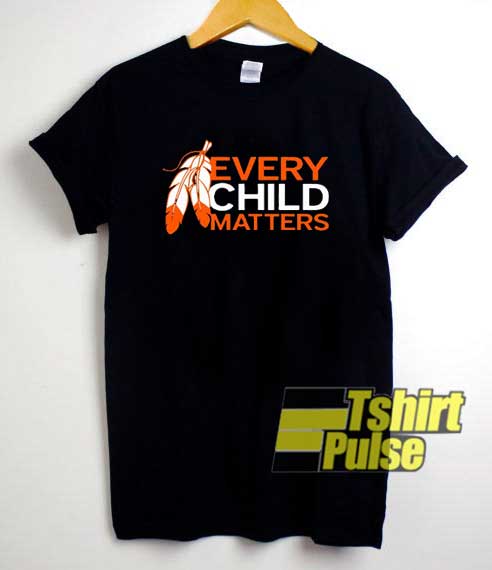 Feather Every Child Matters shirt