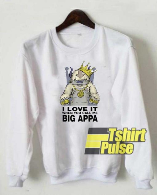 Call Me Big Appa Retro sweatshirt