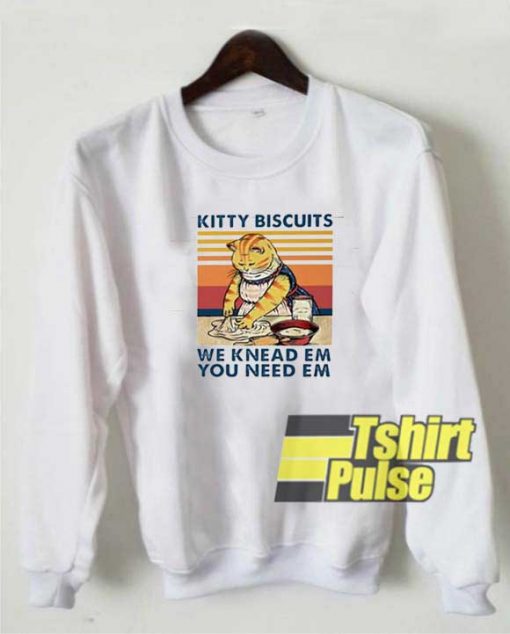 Vintage Kitty Biscuits sweatshirt