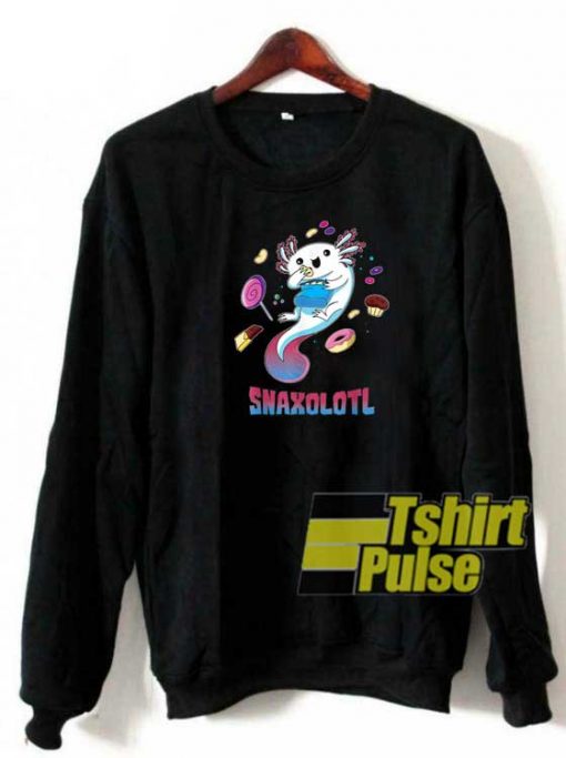 Funny Kawaii Axolotl sweatshirt
