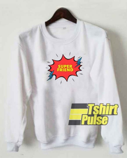 Super Friends Logo Vtg sweatshirt