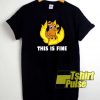 This Is Fine Dog Internet shirt