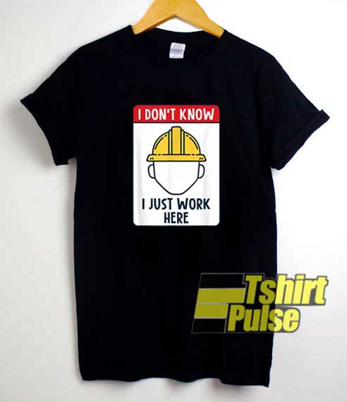 Funny Construction Worker shirt