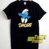 Back Smurf Merch Graphic Cartoon Shirt