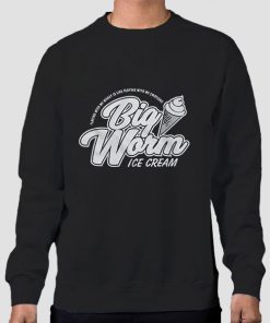 Big Worm Ice Cream Vintage Sweatshirt