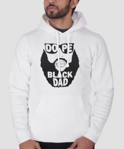 Mens Bearded Dope Black Dad Hoodie