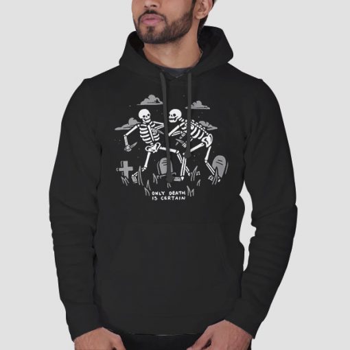 Hoodie Black Halloween Witches Death Is Certain