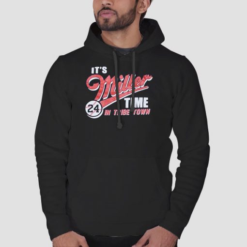 Hoodie Black In Tribe Town Its Miller Time