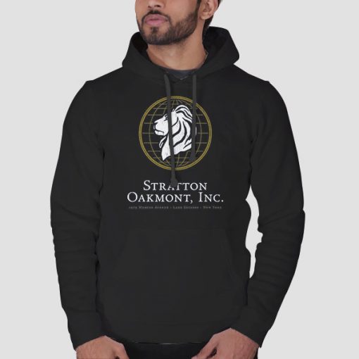 Hoodie Black Inspired by the Wolf of Wall Street Stratton Oakmont