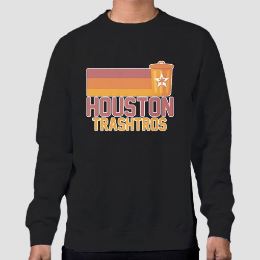Sweatshirt Black Asterisks Controversy Houston Trashtros