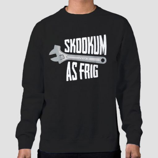 Sweatshirt Black Cinfasion Ave Skookum as Frig