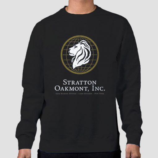 Sweatshirt Black Inspired by the Wolf of Wall Street Stratton Oakmont