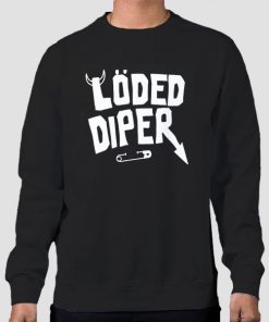 Sweatshirt Black Merch Tour Loded Diper