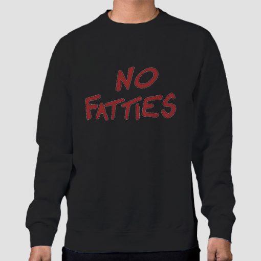 The Ultimate Chad JFK Says No Fatties Black Sweatshirt