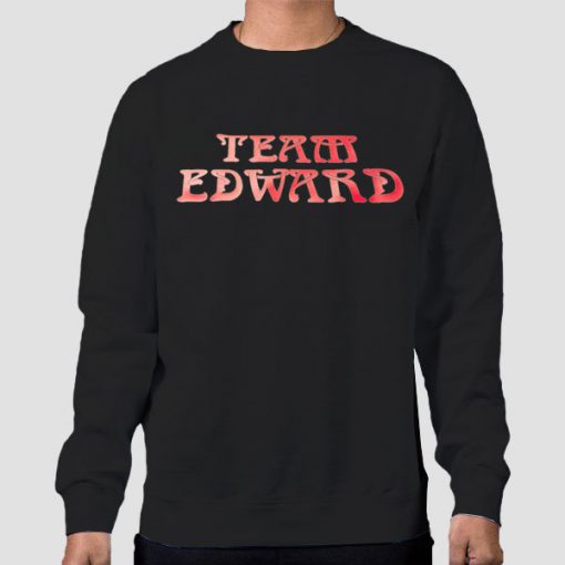 Sweatshirt Black The Vampire Twilight Blood Team Edward