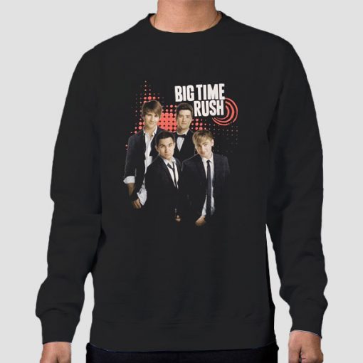 Sweatshirt Black Vintage 2012 Tour Big Time Rush Merch