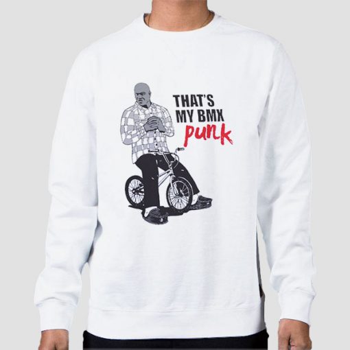 Sweatshirt White Deebo Thats My Bike Punk Bmx