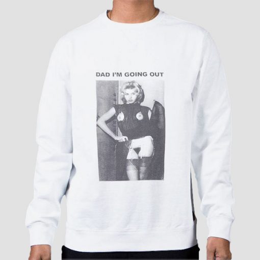 Sweatshirt White Enfants Riches Dad I M Going out