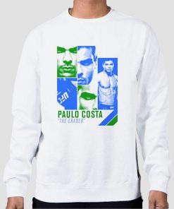 Sweatshirt White The Eraser College Paulo Costa Shirt