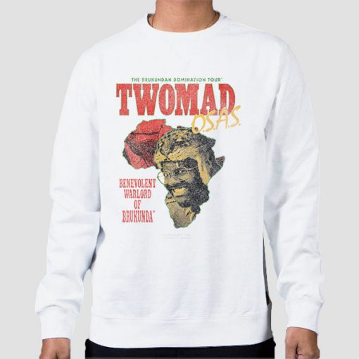 Sweatshirt White Warlord of Brukunda Twomad Merch