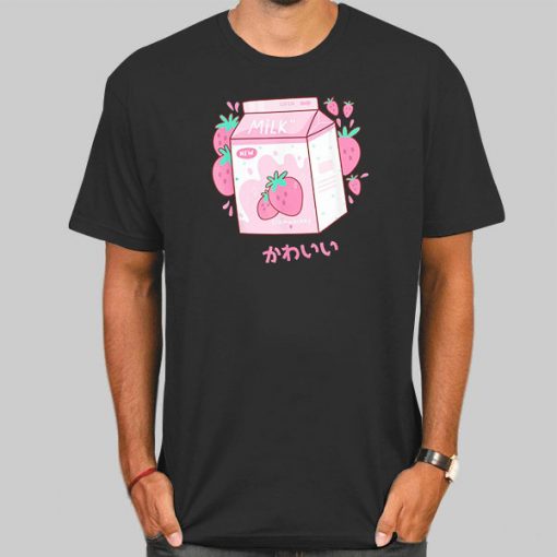 Japanese Kawaii Strawberry Milk Shirt
