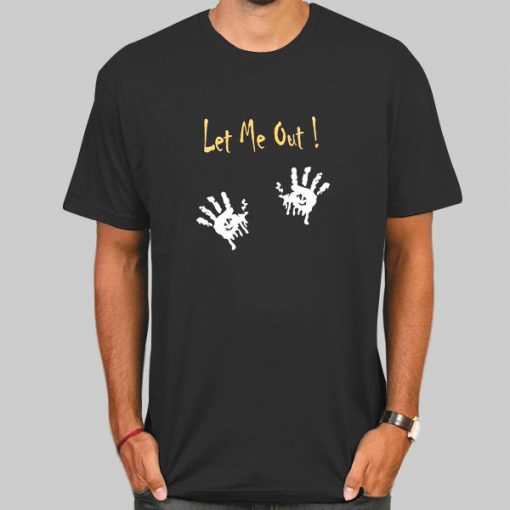 Let Me Out Halloween Maternity Shirt