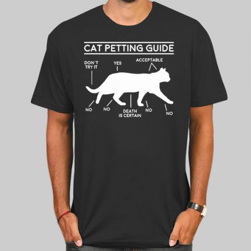 Owner Cuddling Cat Petting Guide Shirt