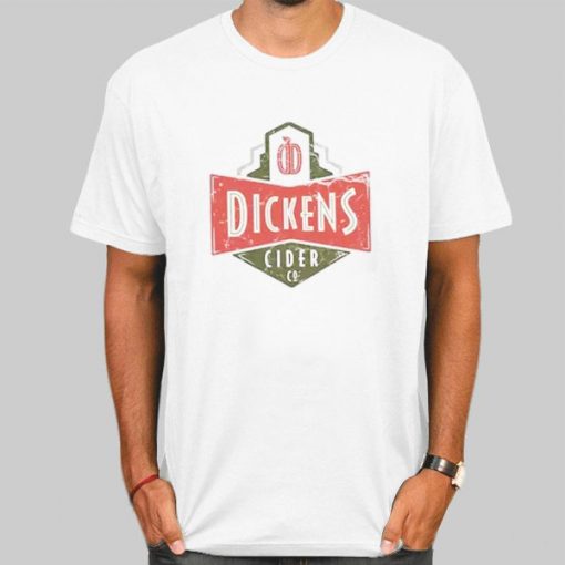 Distressed Look Dickens Cider T Shirt