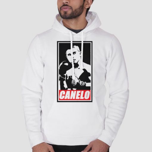 Hoodie White Boxing Gloves Canelo Gloves