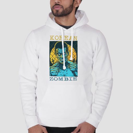 Hoodie White Chan Sung Jung the Korean Zombie