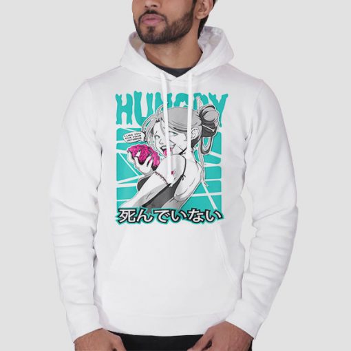 Hoodie White Deadly Anime Zombie Girlfriend