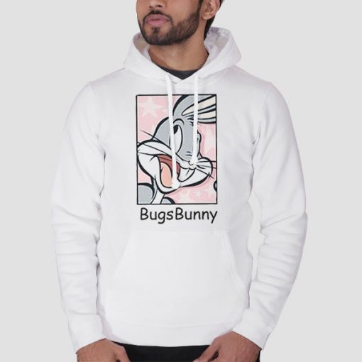 Hoodie White The Looney Tunes Bugs Bunny