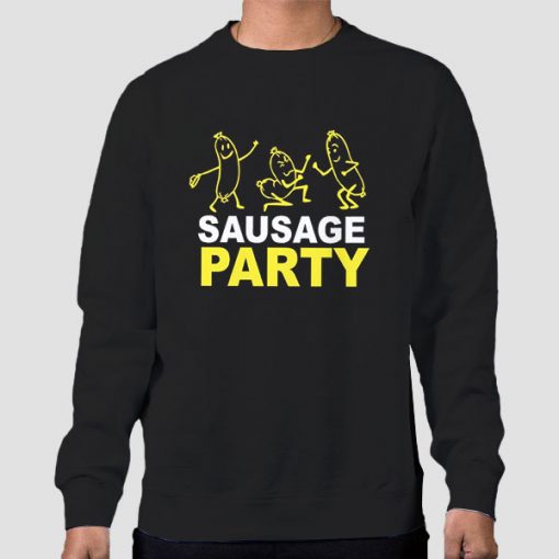Sweatshirt Black Funny Frank Sausage Party