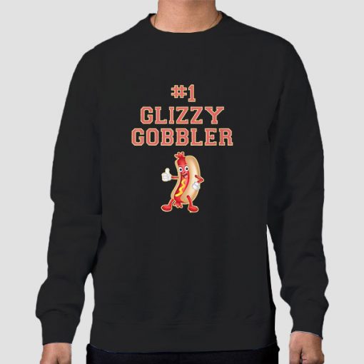 Sweatshirt Black Glizzy Gobbler Meme Hot Dog