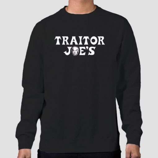 Sweatshirt Black Joe Biden Traitor Joe