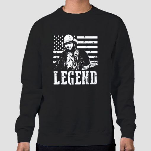 Sweatshirt Black Love Legends Merle Haggard