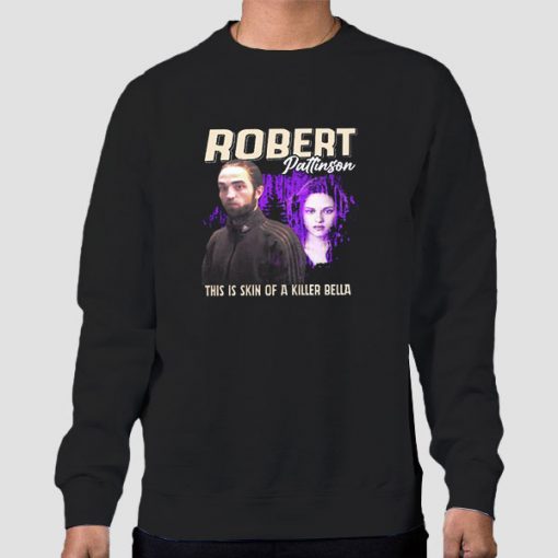 Sweatshirt Black Robert Pattinson Meme Twilight