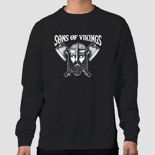 Sweatshirt Black Vikings Norway Sons of Vikings