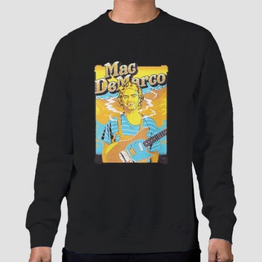 Sweatshirt Black Vintage Mac Demarco