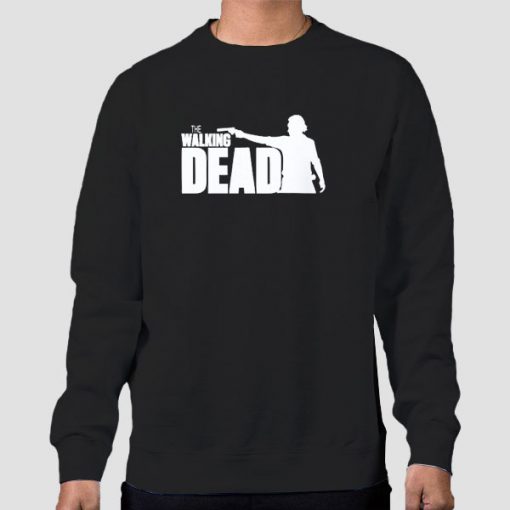 Sweatshirt Black Vintage the Walking Dead