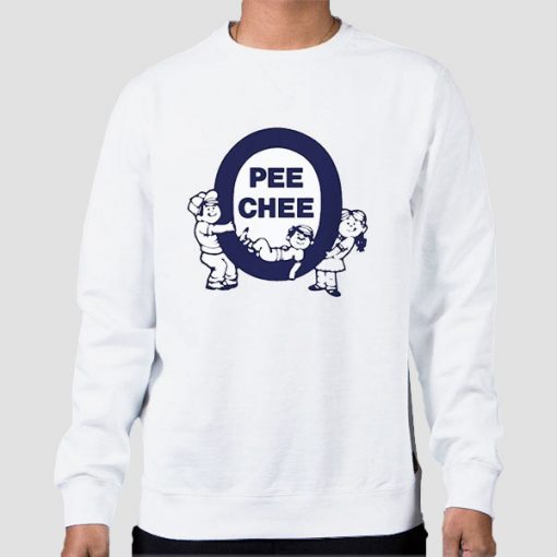 Sweatshirt White 80s Pop Culture Pee Chee