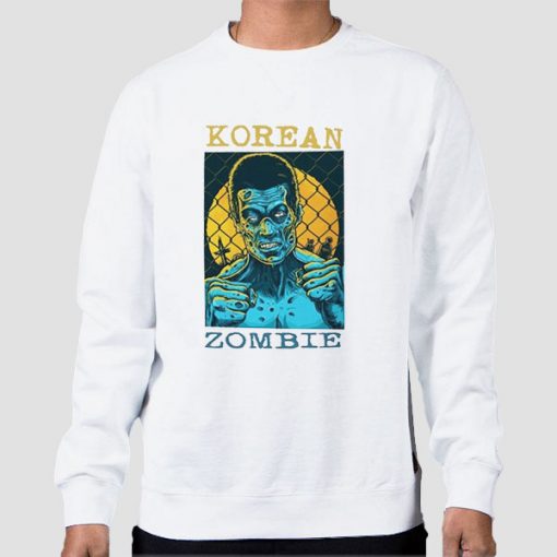 Sweatshirt White Chan Sung Jung the Korean Zombie