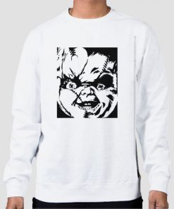 Sweatshirt White Chucky Onesie Halloween
