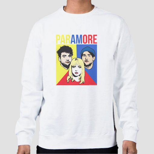 Sweatshirt White Still into You Paramore